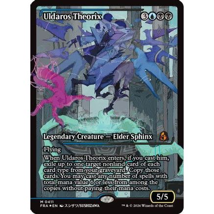 Uldaros Theorix (Showcase) (0411) (FRA-411) - Reality Fracture Foil
