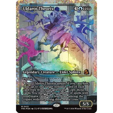 Uldaros Theorix (Showcase) (Fracture Foil) (0421) (FRA-421) - Reality Fracture Foil