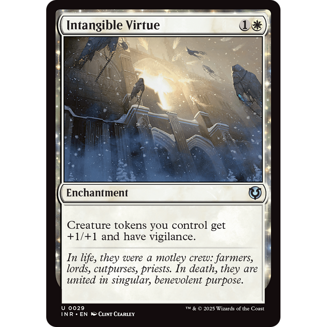 Intangible Virtue (INR-029) - Innistrad Remastered: (enchantment) Foil
