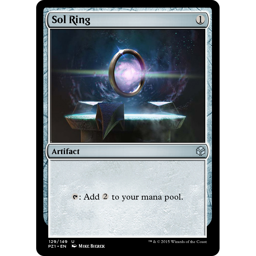 Sol Ring (PZ1-129) - Legendary Cube Prize Pack Foil