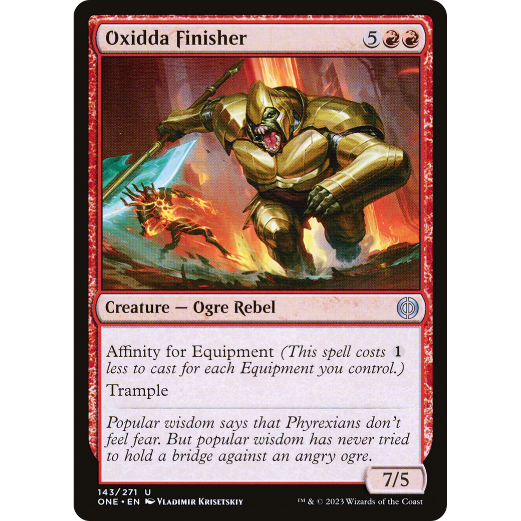 Oxidda Finisher (ONE-143) - Phyrexia: All Will Be One Foil