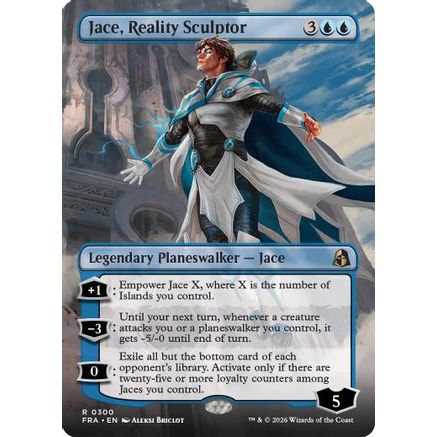Jace, Reality Sculptor (Borderless) (FRA-300) - Reality Fracture Foil