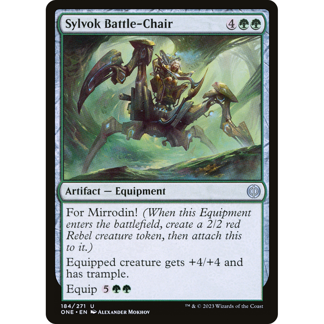 Sylvok Battle-Chair (ONE-184) - Phyrexia: All Will Be One