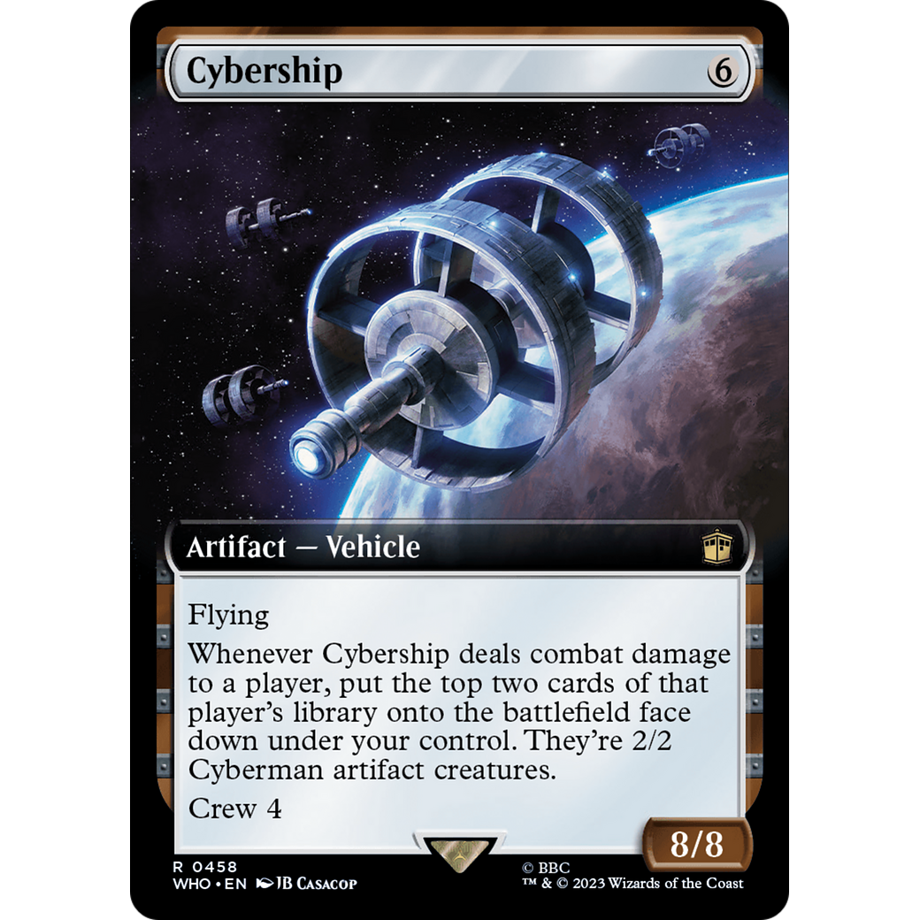 Cybership (Extended Art) (WHO-458) - Doctor Who: (Extended Art)