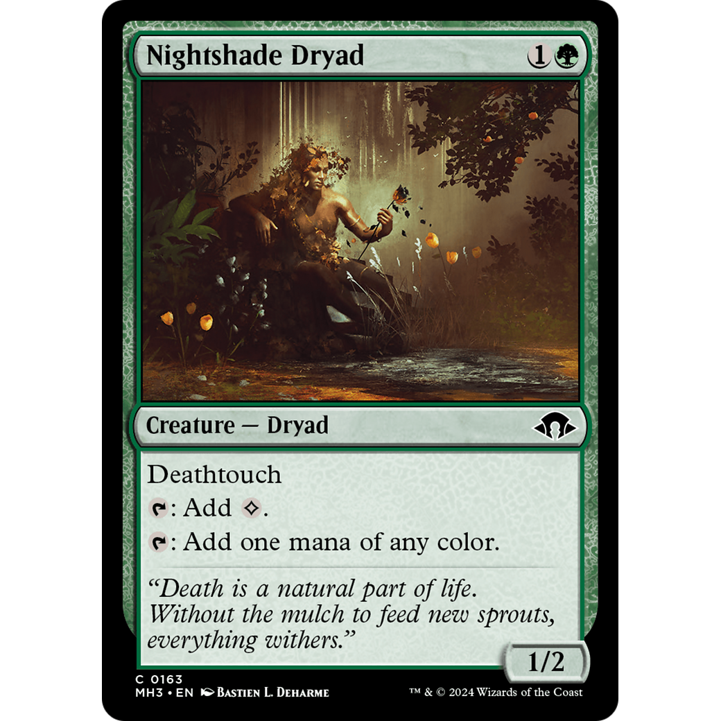 Nightshade Dryad (MH3-163) - Modern Horizons 3 Foil