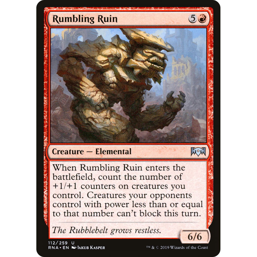 Rumbling Ruin (RNA-112) - Ravnica Allegiance
