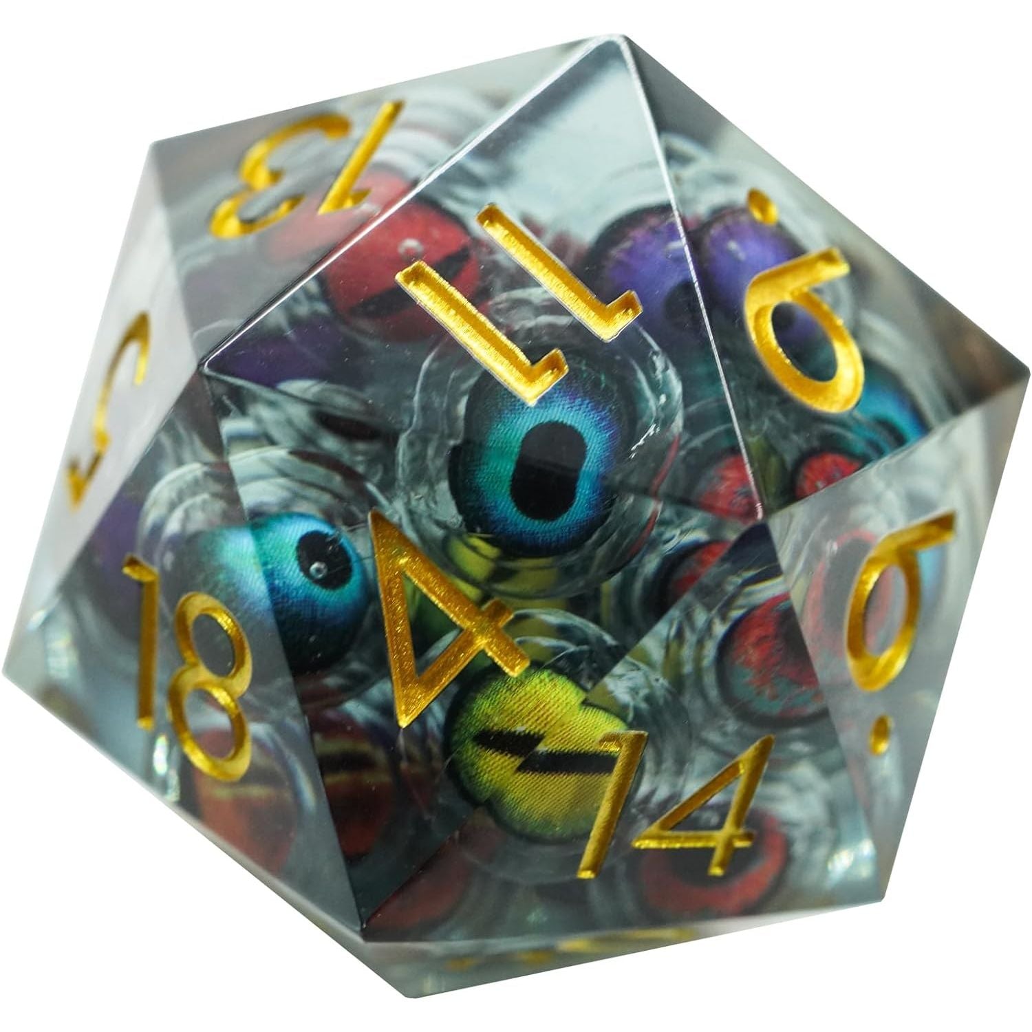Many-Eyed Liquid Core Medium d20