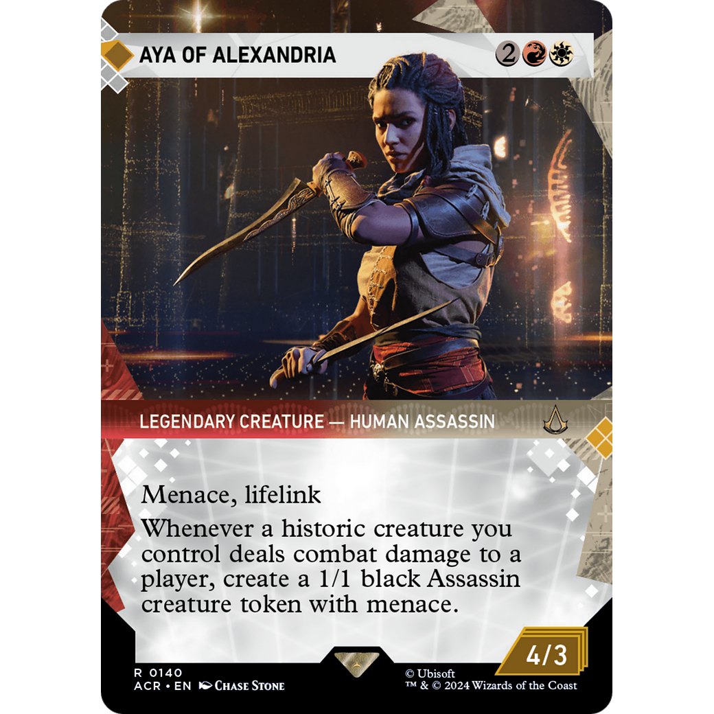 Aya of Alexandria (Showcase) (ACR-140) - Assassin's Creed: (Showcase) (Borderless)
