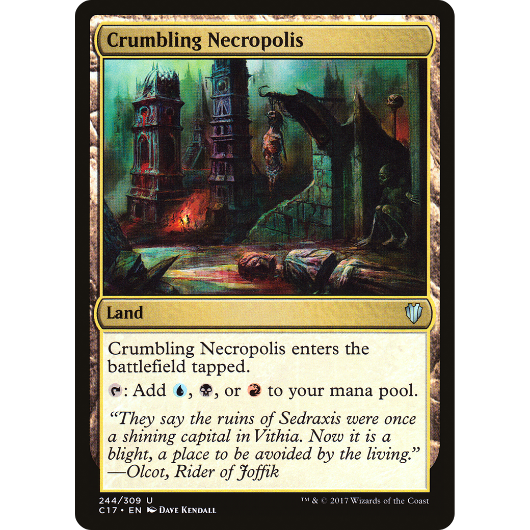 Crumbling Necropolis (C17-244) - Commander 2017