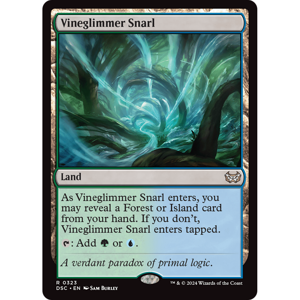 Vineglimmer Snarl (DSC-323) - Duskmourn: House of Horror Commander