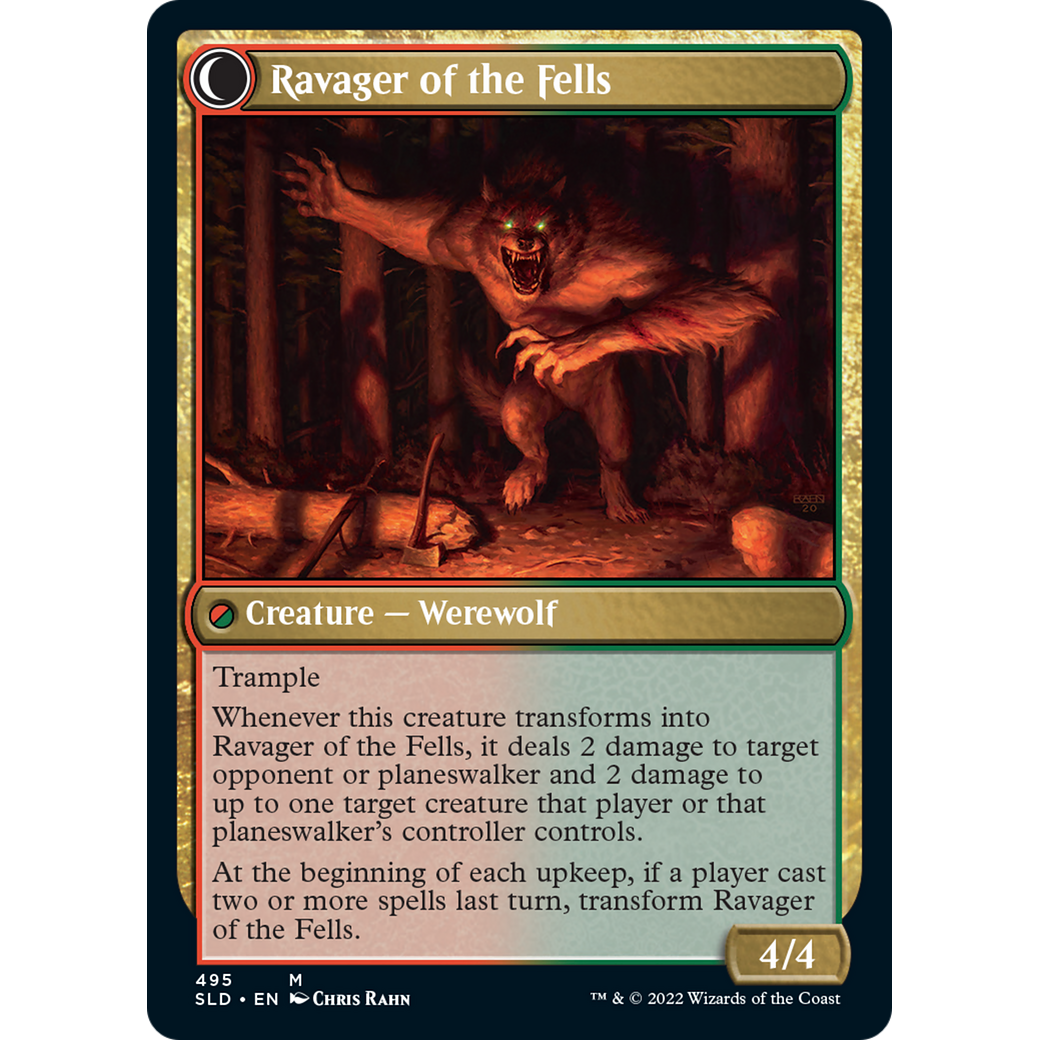 Huntmaster of the Fells (SLD-495) - Secret Lair Drop: (Double Faced Transform)