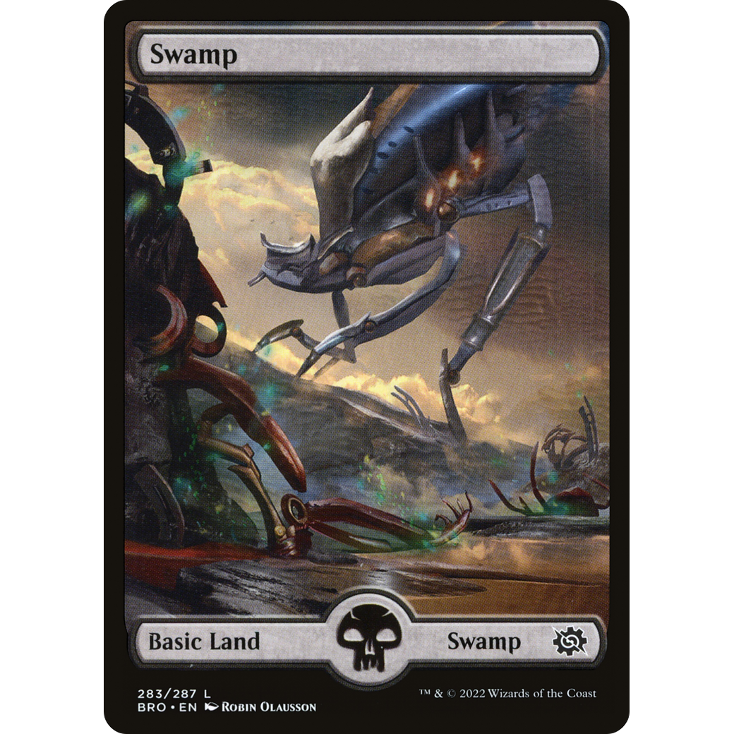 Swamp (283) - Full Art (BRO-283) - The Brothers' War Foil