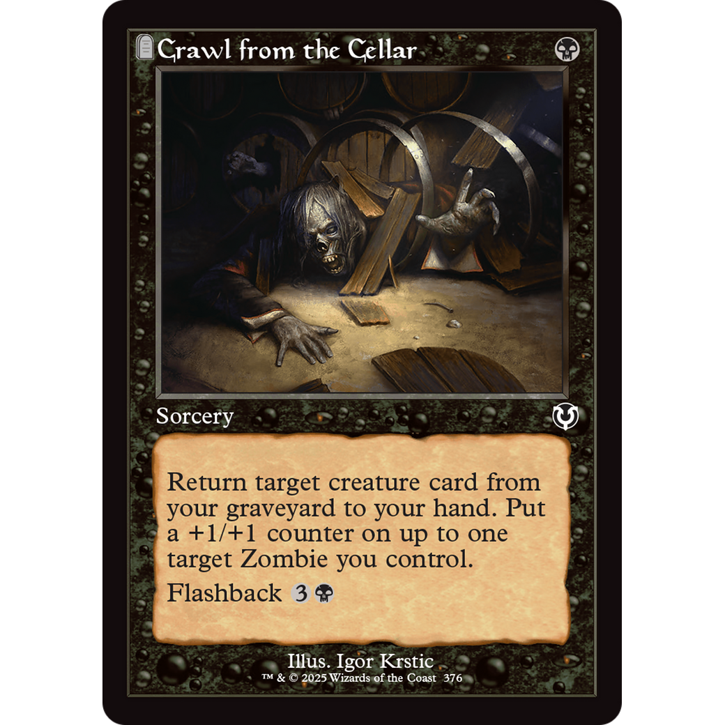 Crawl from the Cellar (INR-376) - Innistrad Remastered: (tombstone)