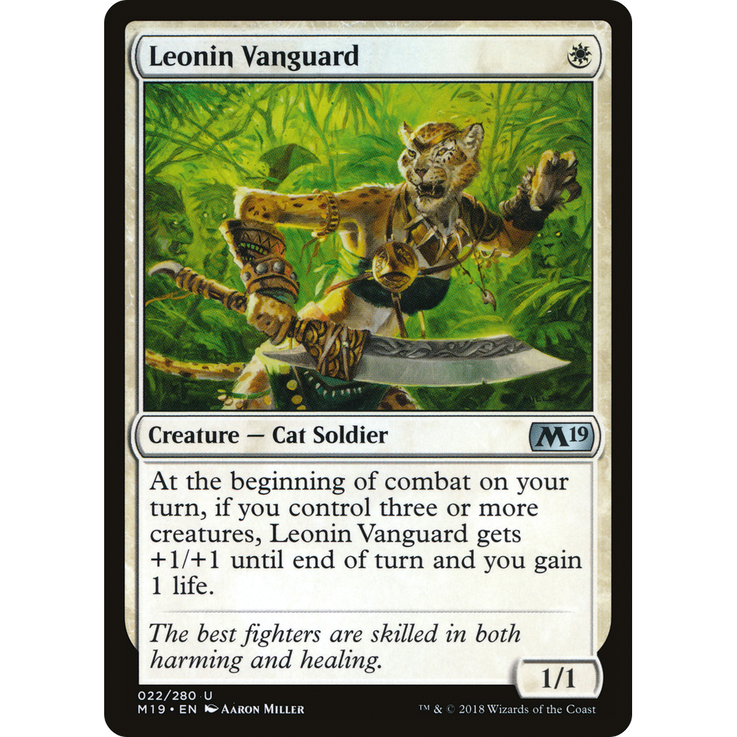 Leonin Vanguard (M19-022) - Core Set 2019