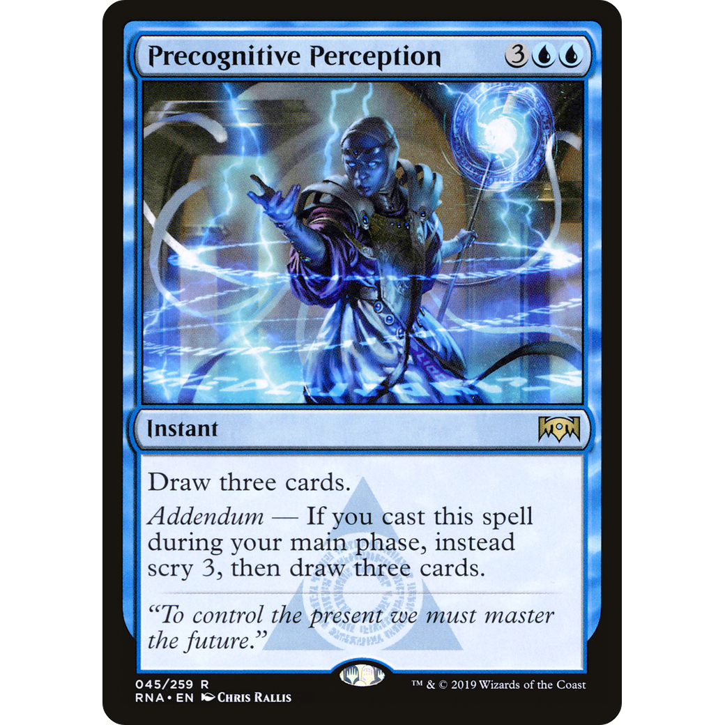 Precognitive Perception (RNA-045) - Ravnica Allegiance