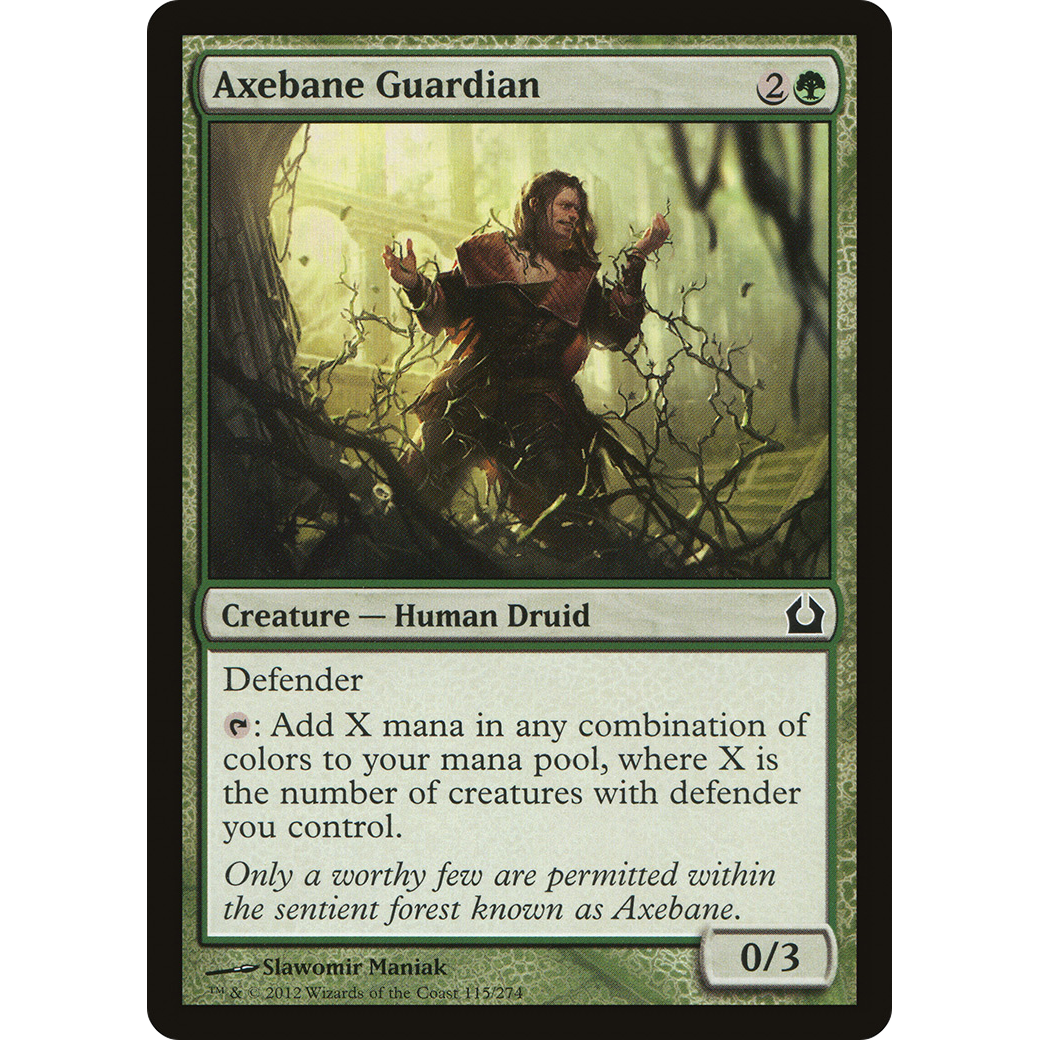Axebane Guardian (RTR-115) - Return to Ravnica