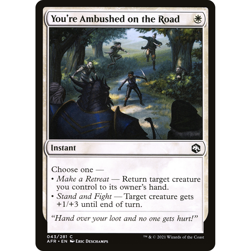 You're Ambushed on the Road (AFR-043) - Adventures in the Forgotten Realms Foil