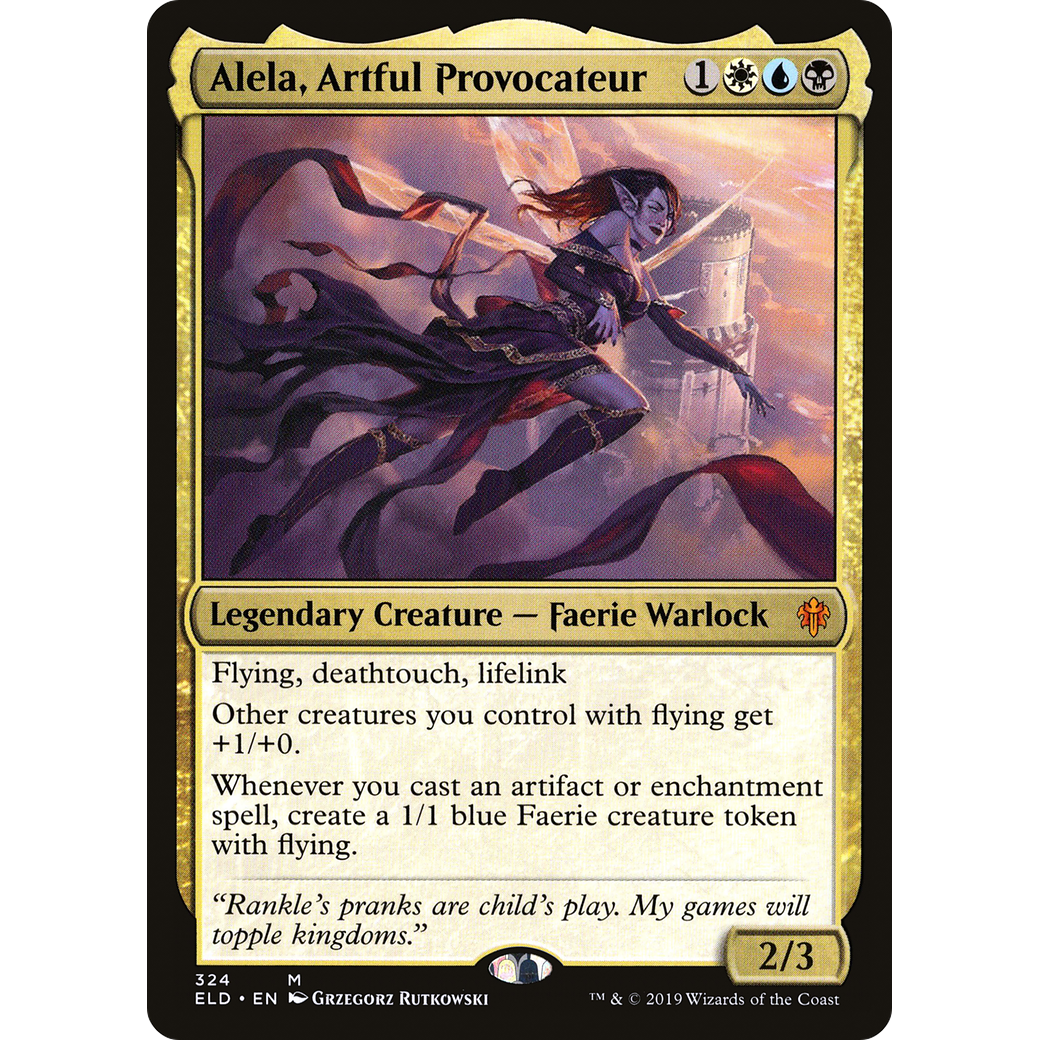 Alela, Artful Provocateur (ELD-324) - Throne of Eldraine Foil