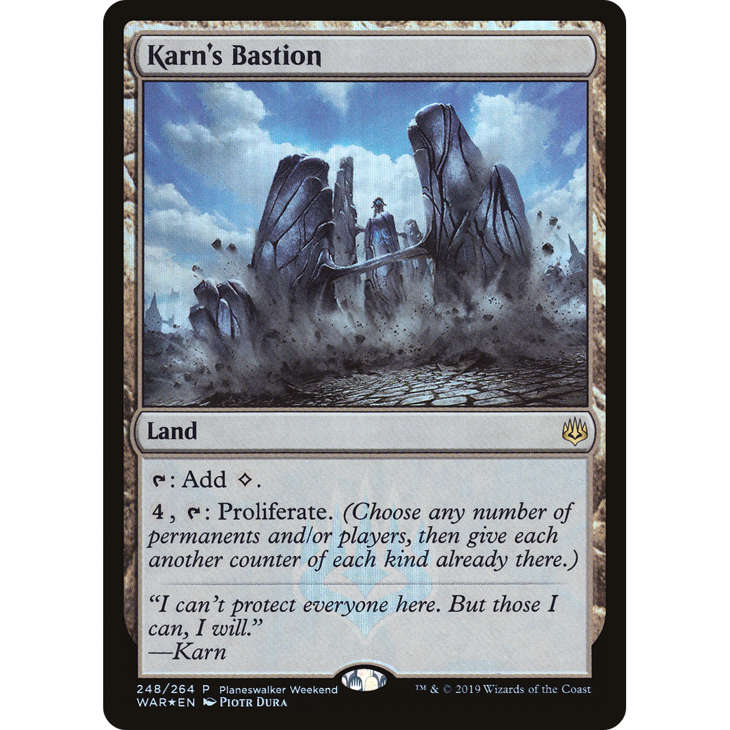Karn's Bastion (PEP-248) - War of the Spark Promos Foil