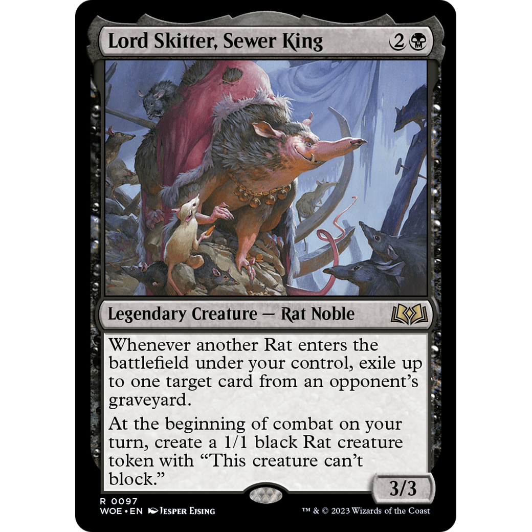 Lord Skitter, Sewer King (WOE-097) - Wilds of Eldraine