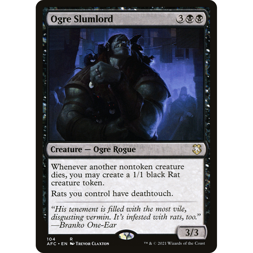 Ogre Slumlord (AFC-104) - Forgotten Realms Commander