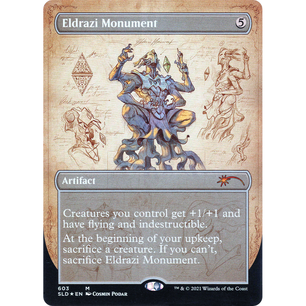 Eldrazi Monument (SLD-603) - Secret Lair Drop (Borderless) Foil