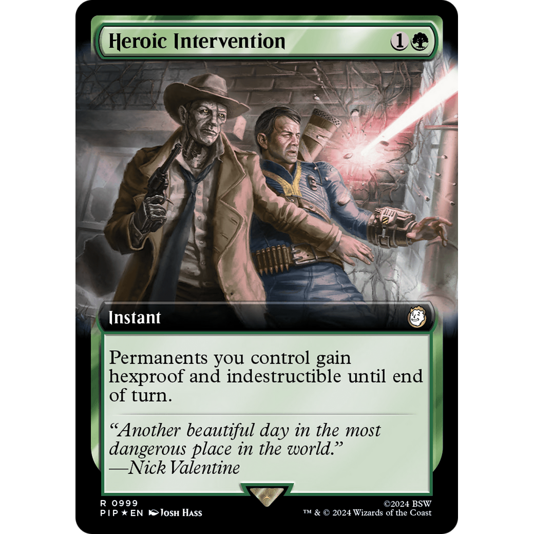 Heroic Intervention (PIP-999) - Fallout: (Extended Art) Foil