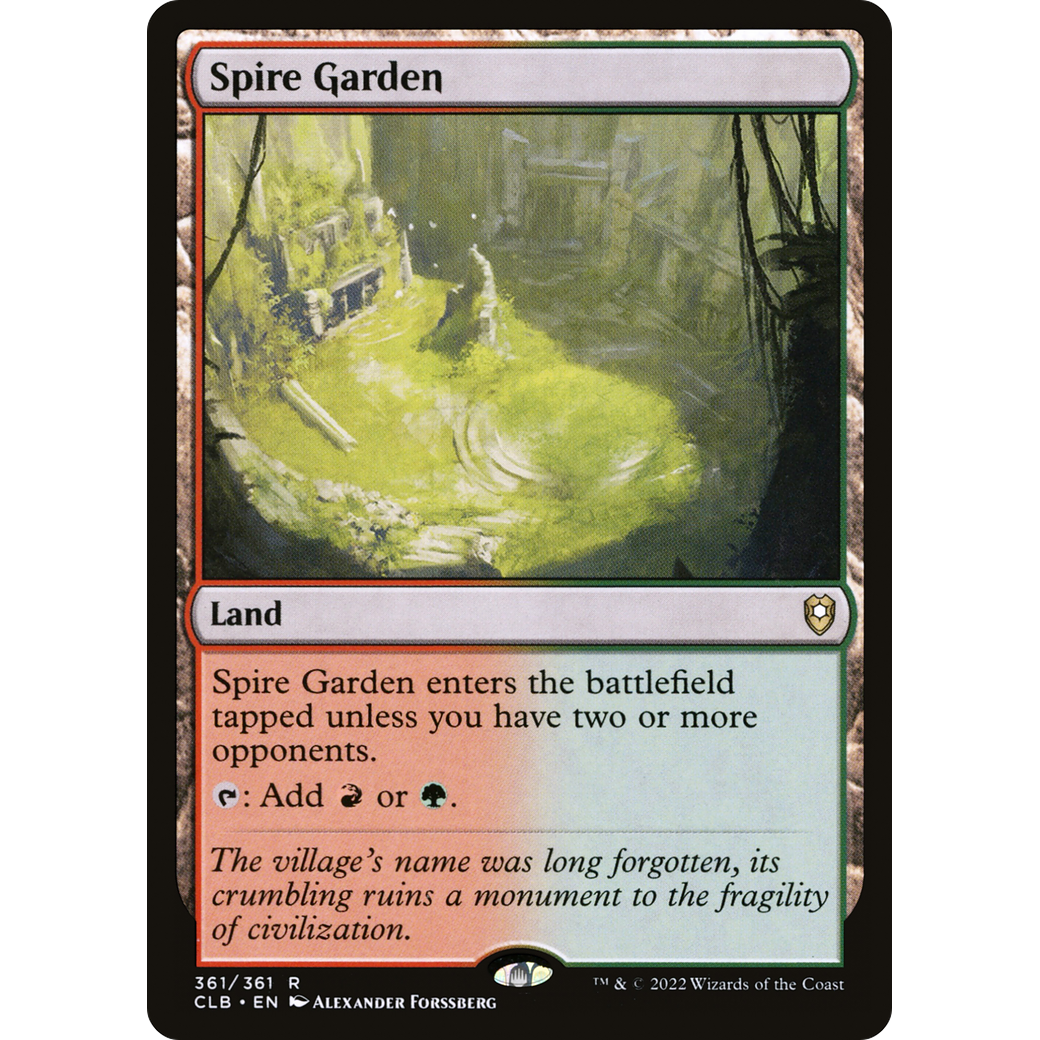 Spire Garden (CLB-361) - Commander Legends: Battle for Baldur's Gate Foil