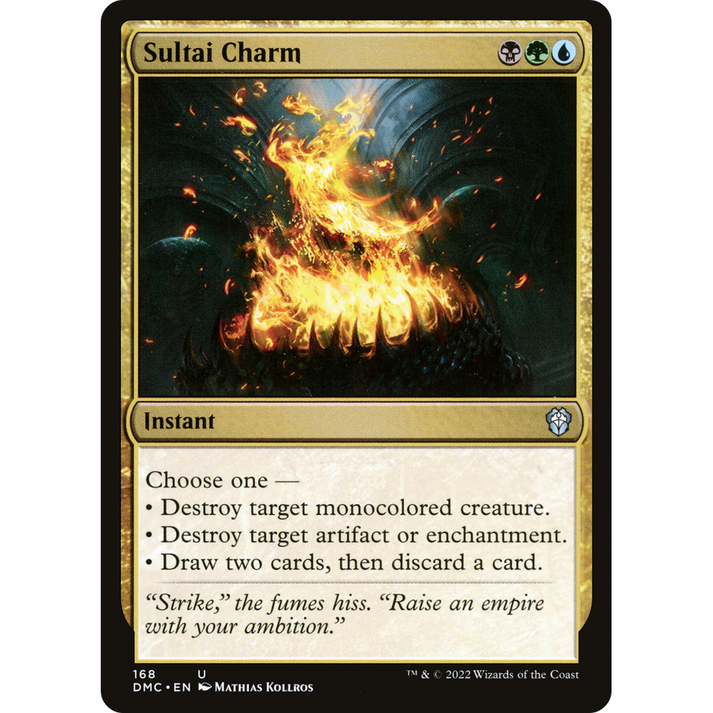 Sultai Charm (DMC-168) - Dominaria United Commander