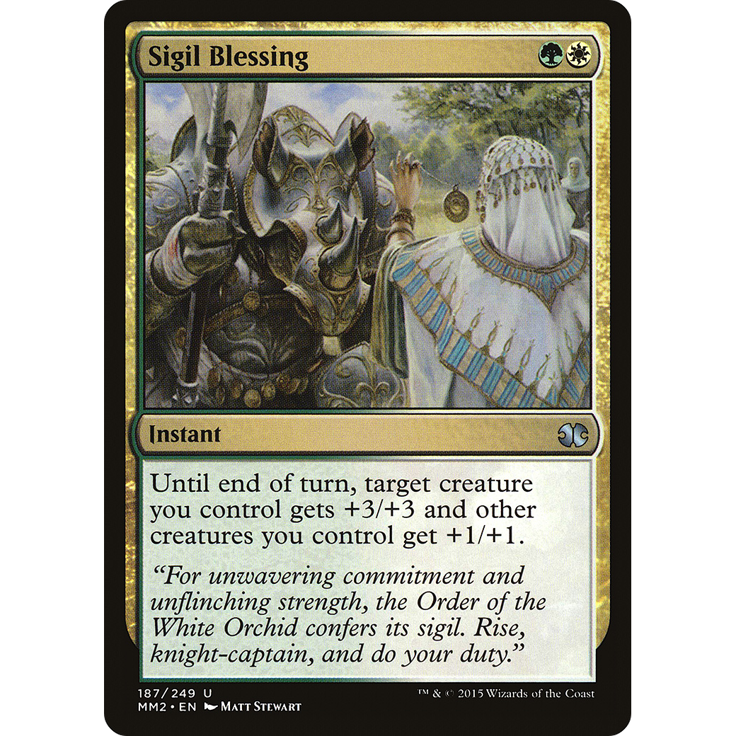 Sigil Blessing (MM2-187) - Modern Masters 2015 Foil