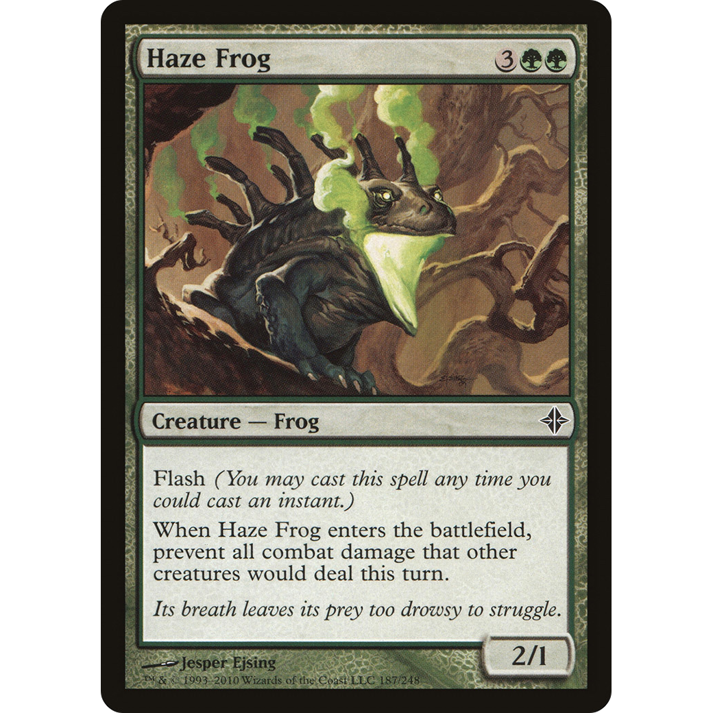 Haze Frog (ROE-187) - Rise of the Eldrazi Foil