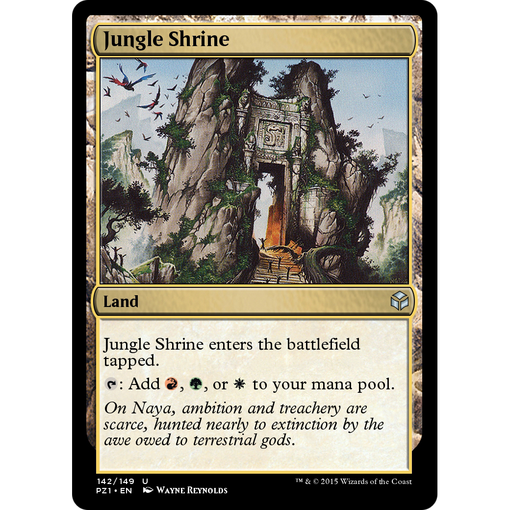 Jungle Shrine (PZ1-142) - Legendary Cube Prize Pack