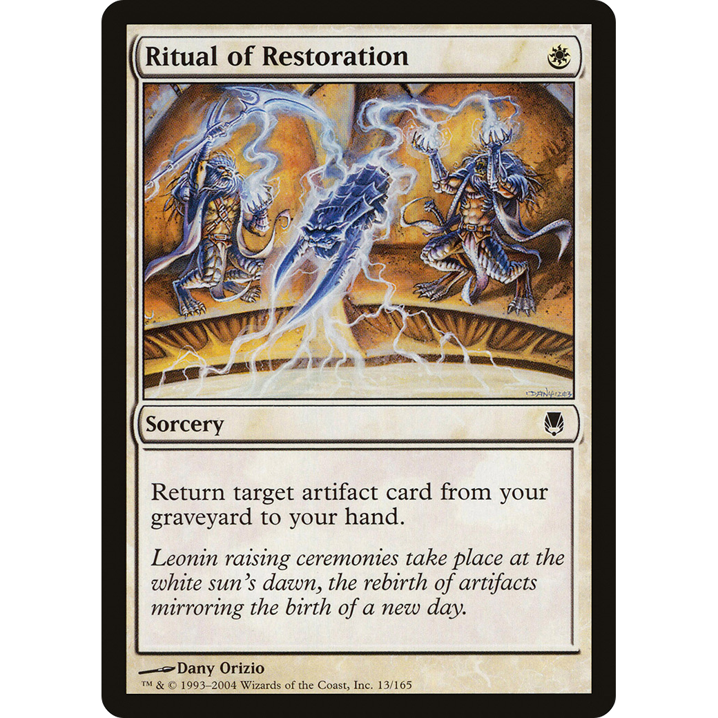 Ritual of Restoration (DST-013) - Darksteel