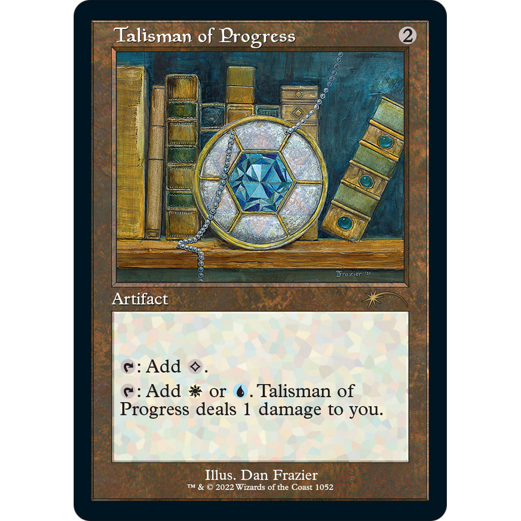 Talisman of Progress (Retro Frame) (SLD-1052) - Secret Lair Drop