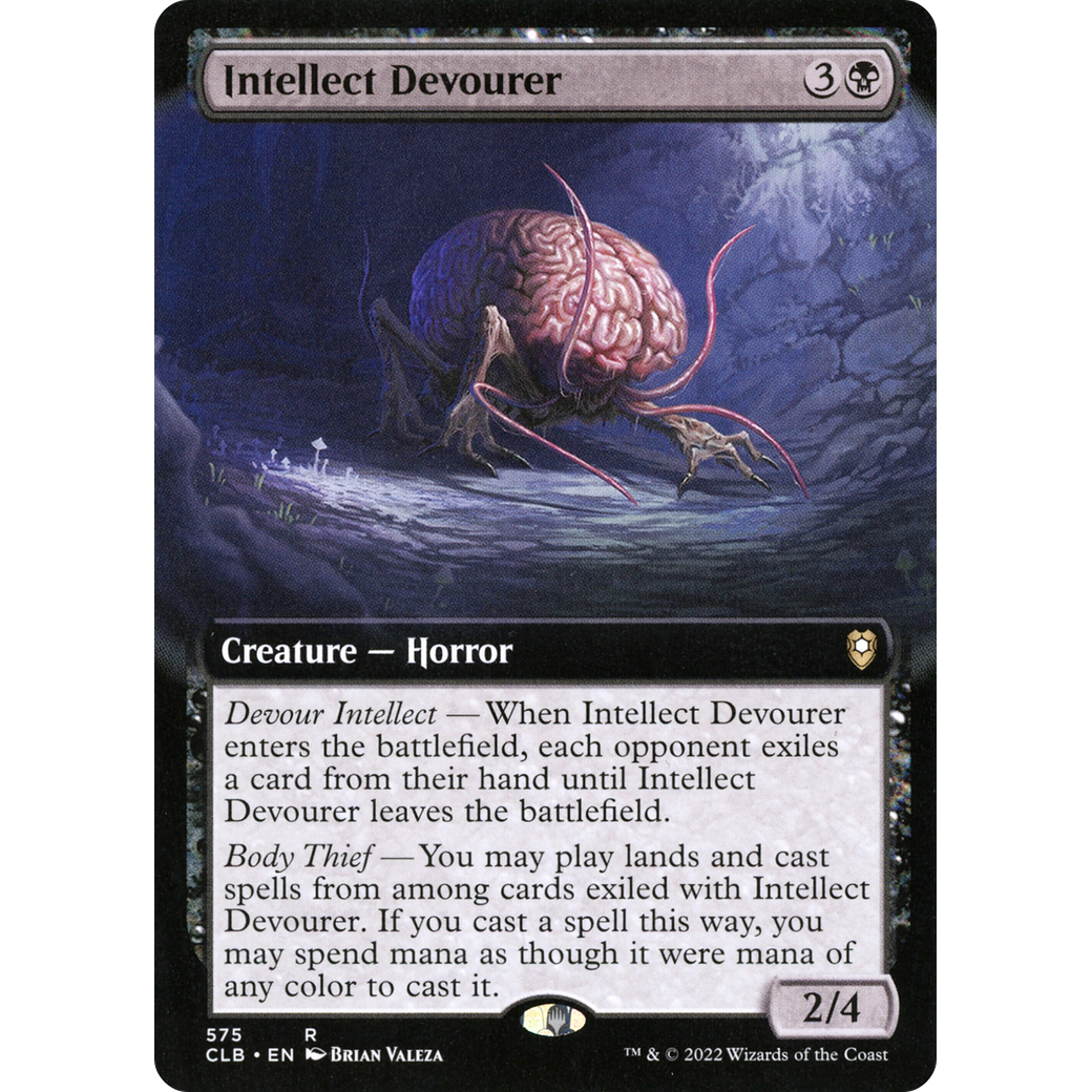 Intellect Devourer (CLB-575) - Commander Legends: Battle for Baldur's Gate: (Extended Art)