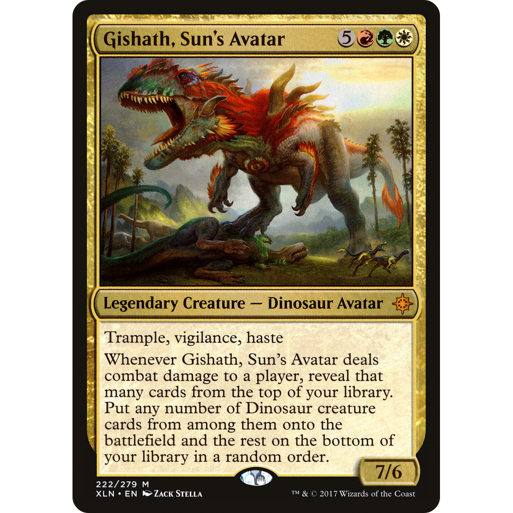 Gishath, Sun's Avatar (XLN-222) - Ixalan Foil