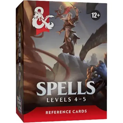 Dungeons & Dragons: Reference Cards - Spells Levels 4-5