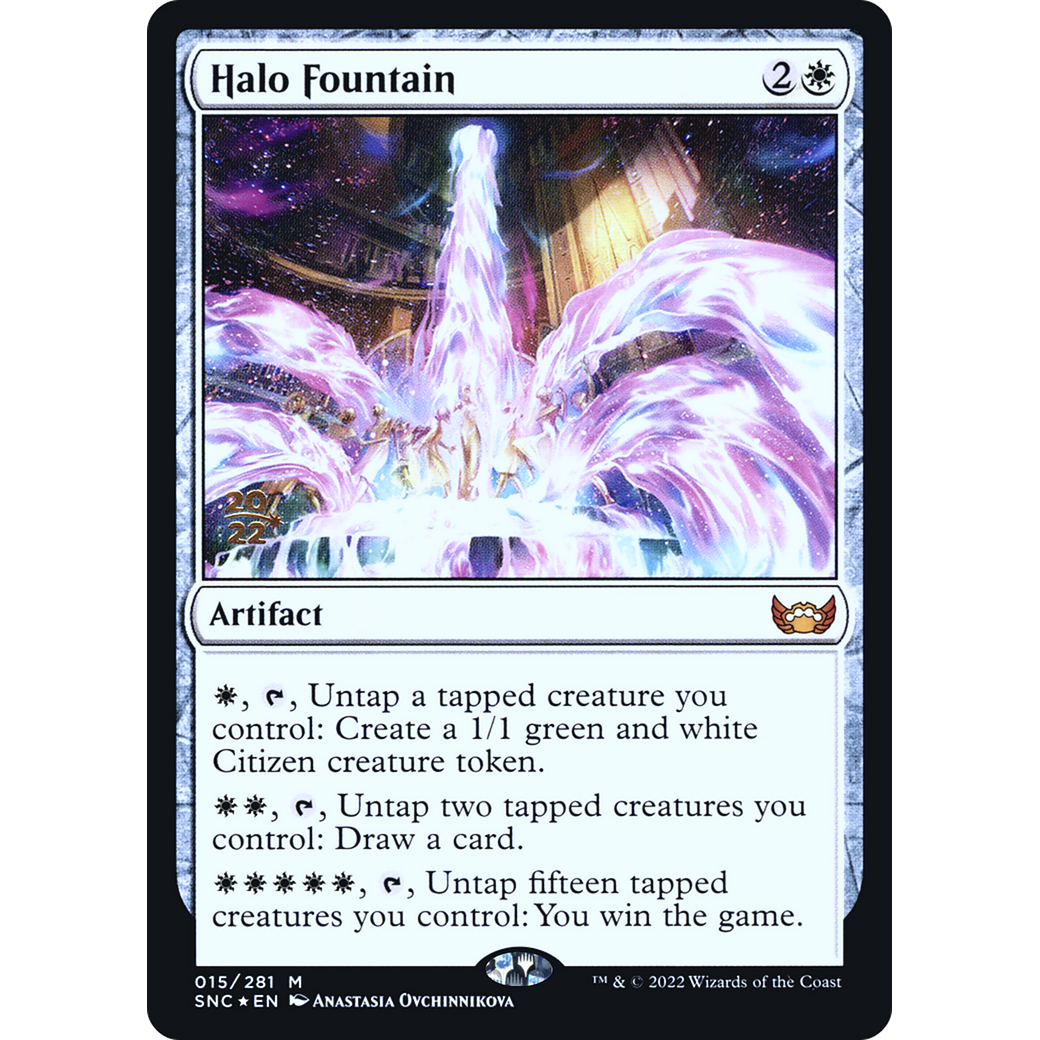 Halo Fountain (PRE-015) - Streets of New Capenna Promos Foil
