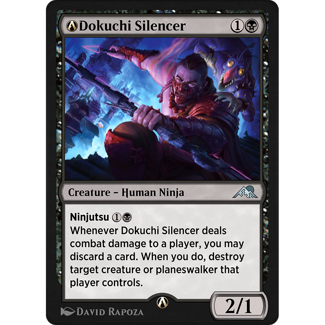 A-Dokuchi Silencer (NEO-A-95) - Kamigawa: Neon Dynasty