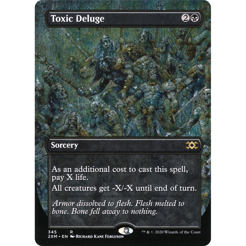 Toxic Deluge (Borderless) (2XM-345) - Double Masters (Borderless)