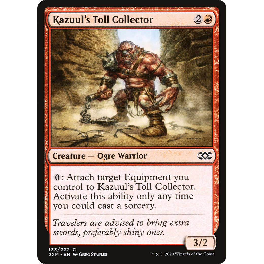 Kazuul's Toll Collector (2XM-133) - Double Masters Foil