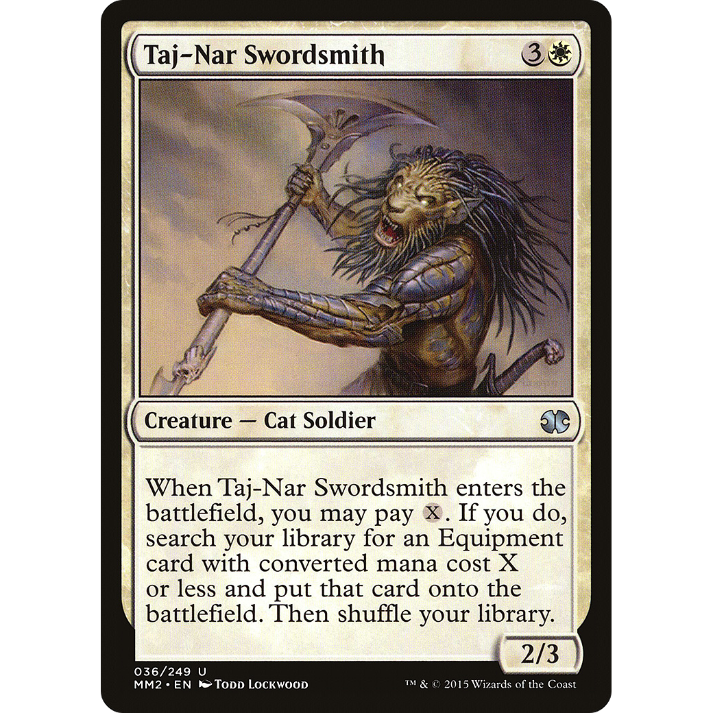 Taj-Nar Swordsmith (MM2-036) - Modern Masters 2015 Foil