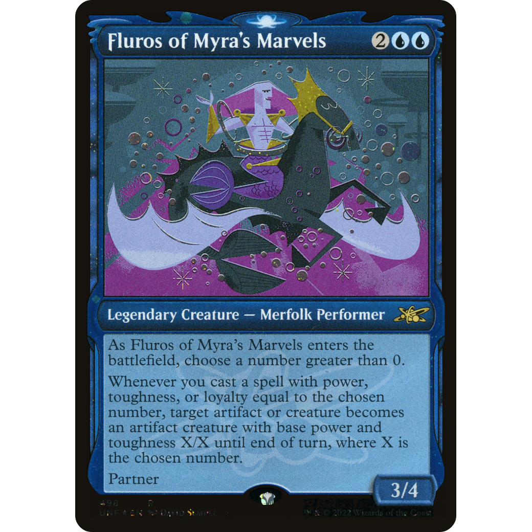 Fluros of Myra's Marvels (Showcase) (Galaxy Foil) (UNF-498) - Unfinity: (Showcase) Foil
