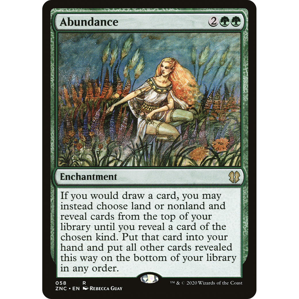 Abundance (ZNC-058) - Zendikar Rising Commander