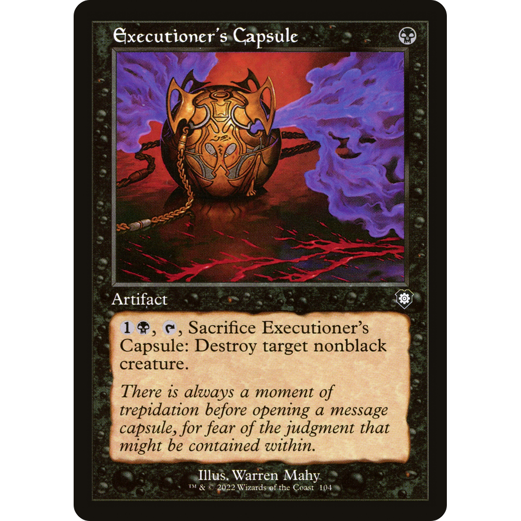 Executioner's Capsule (Retro Frame) (BRC-104) - The Brothers' War Commander