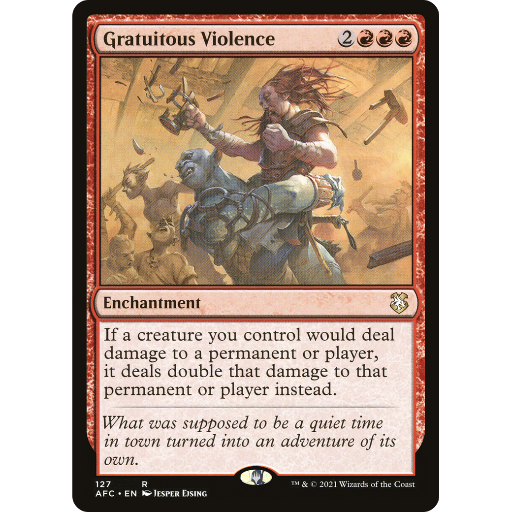 Gratuitous Violence (AFC-127) - Forgotten Realms Commander