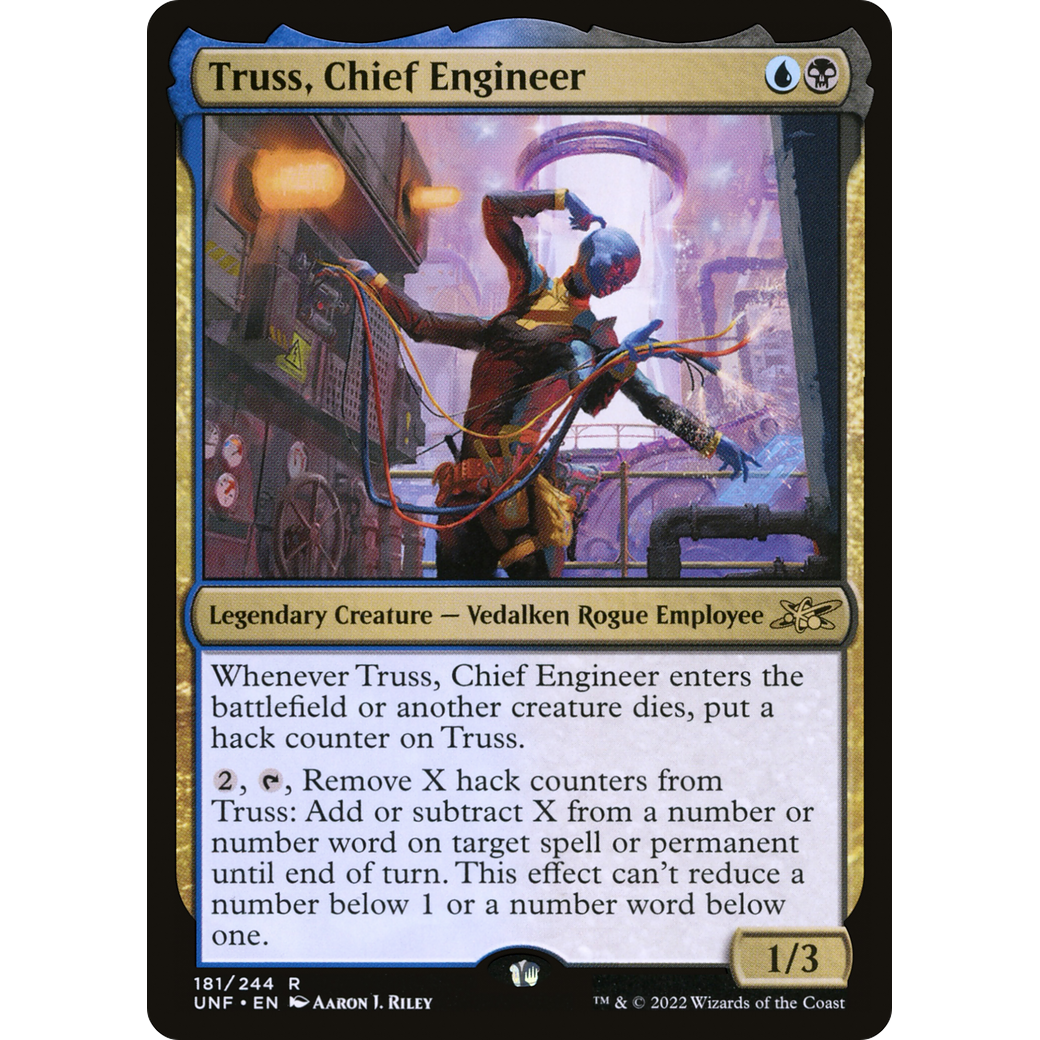 Truss, Chief Engineer (UNF-181) - Unfinity Foil