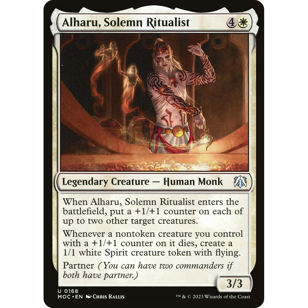 Alharu, Solemn Ritualist (MOC-168) - March of the Machine Commander
