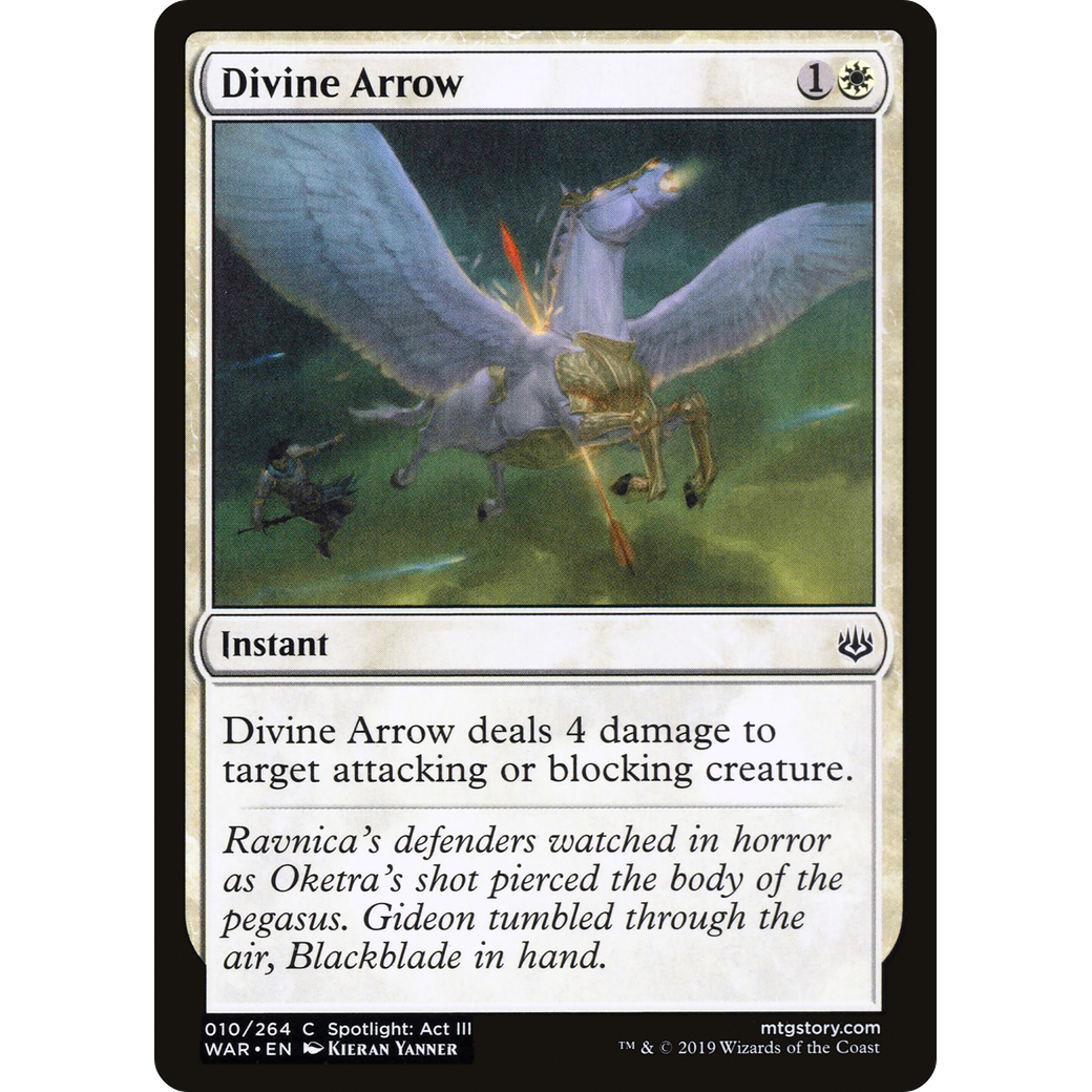 Divine Arrow (WAR-010) - War of the Spark Foil