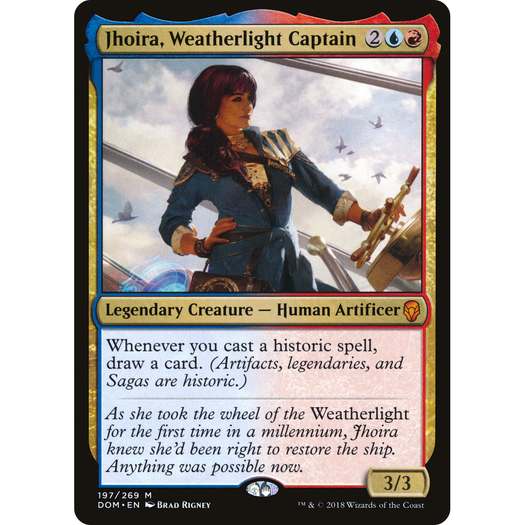 Jhoira, Weatherlight Captain (DOM-197) - Dominaria Foil